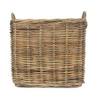 The Willow Basket Inglenook Square Rattan Log Basket