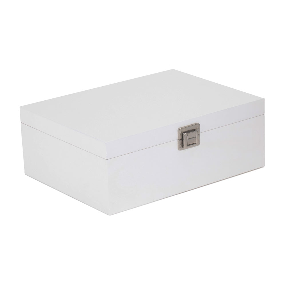 Plain white on sale wooden box