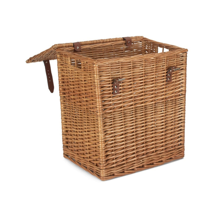 Double Steamed Vintner Storage Wicker Picnic Basket