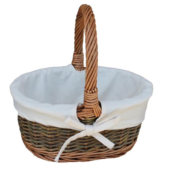 Childs Country Oval Wicker Shopping Basket