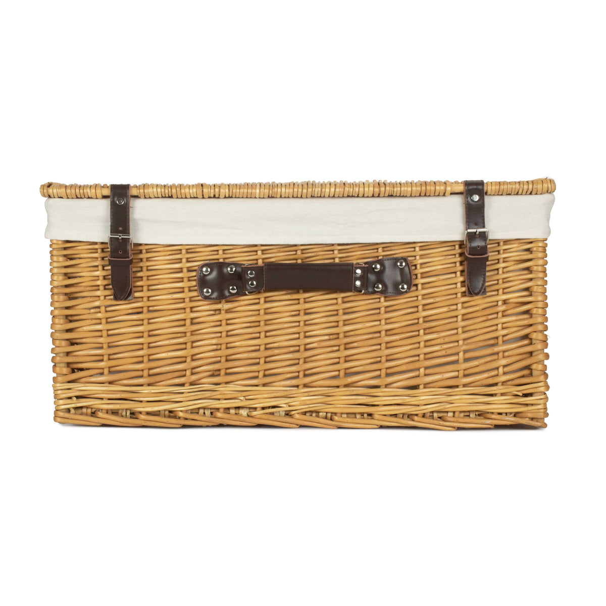 The Willow Basket Buff 62cm Picnic Basket