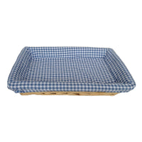 The Willow Basket Flat Rectangular Wicker Tray