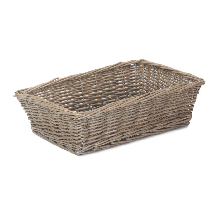 The Willow Basket Antique Wash Tapered Serving Tray