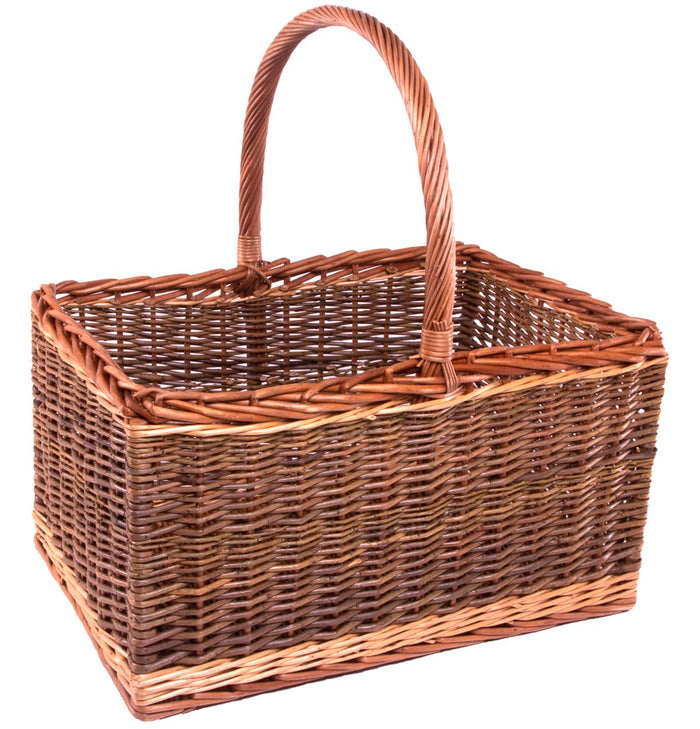 Bakers Shopping Basket Green Finish