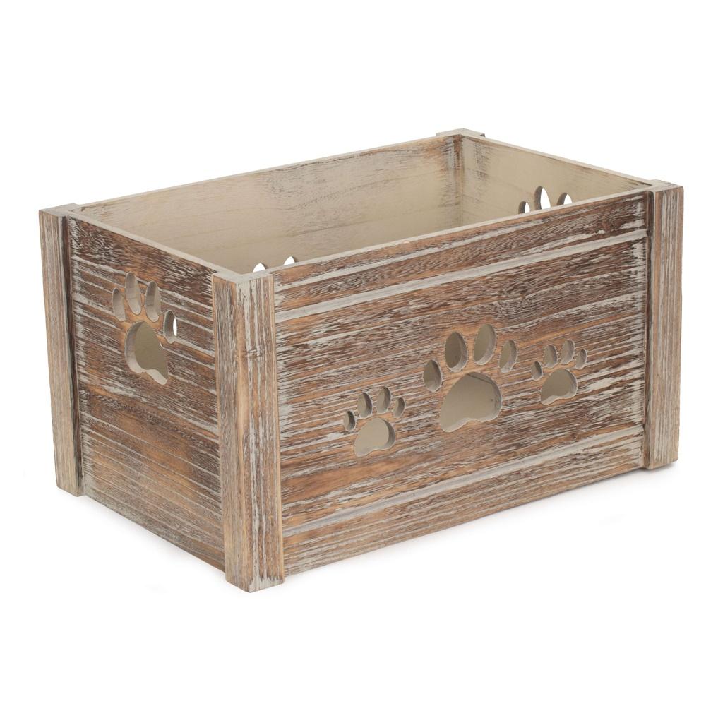 Dog storage box with clearance lid