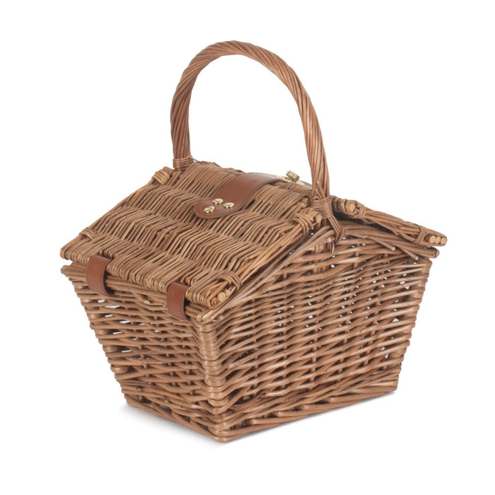 Small Elegant Picnic Wicker Basket