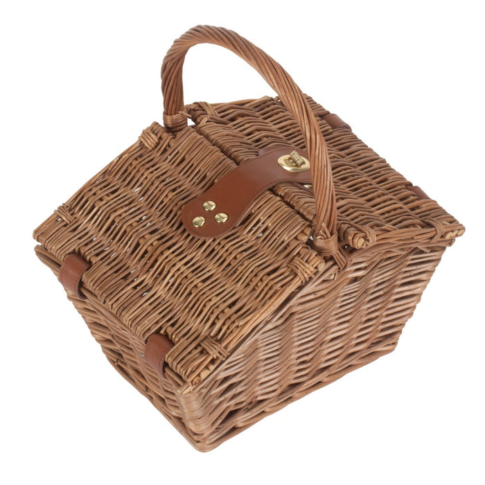 Small Elegant Picnic Wicker Basket